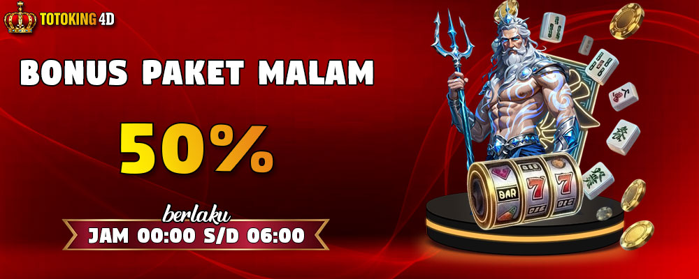Promo Paket Malam 50% Slot